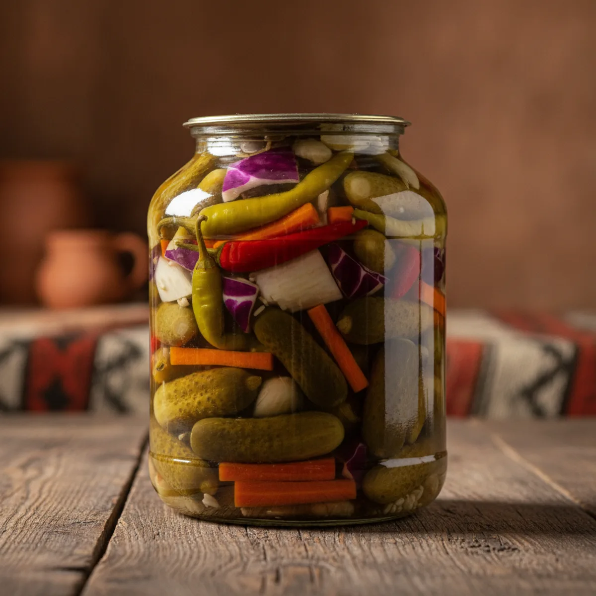 Ev Yapımı Karışık Turşu (1 kg)