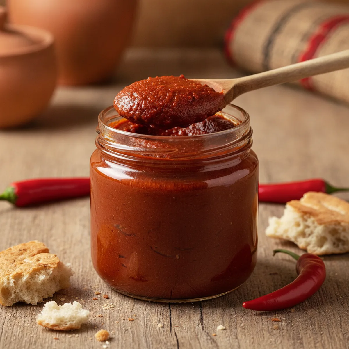 Köy Yapımı Tatlı Biber Salçası (850 g)